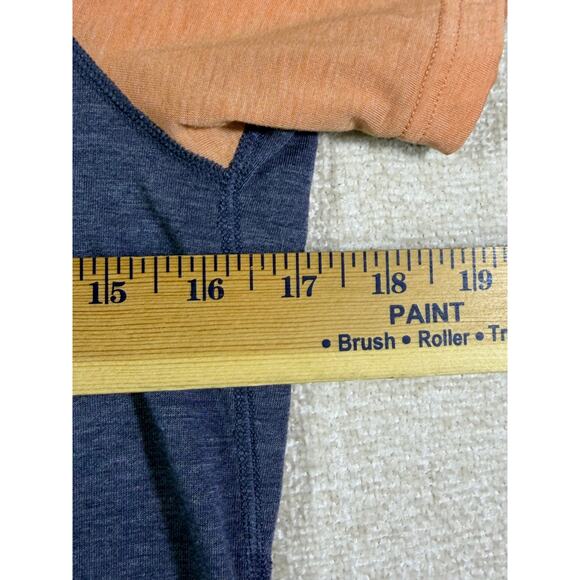 Lot of 2 Patagonia Women’s M Peach Gray Nine Trails Short Sleeve Hiking Shirts - Picture 5 of 6